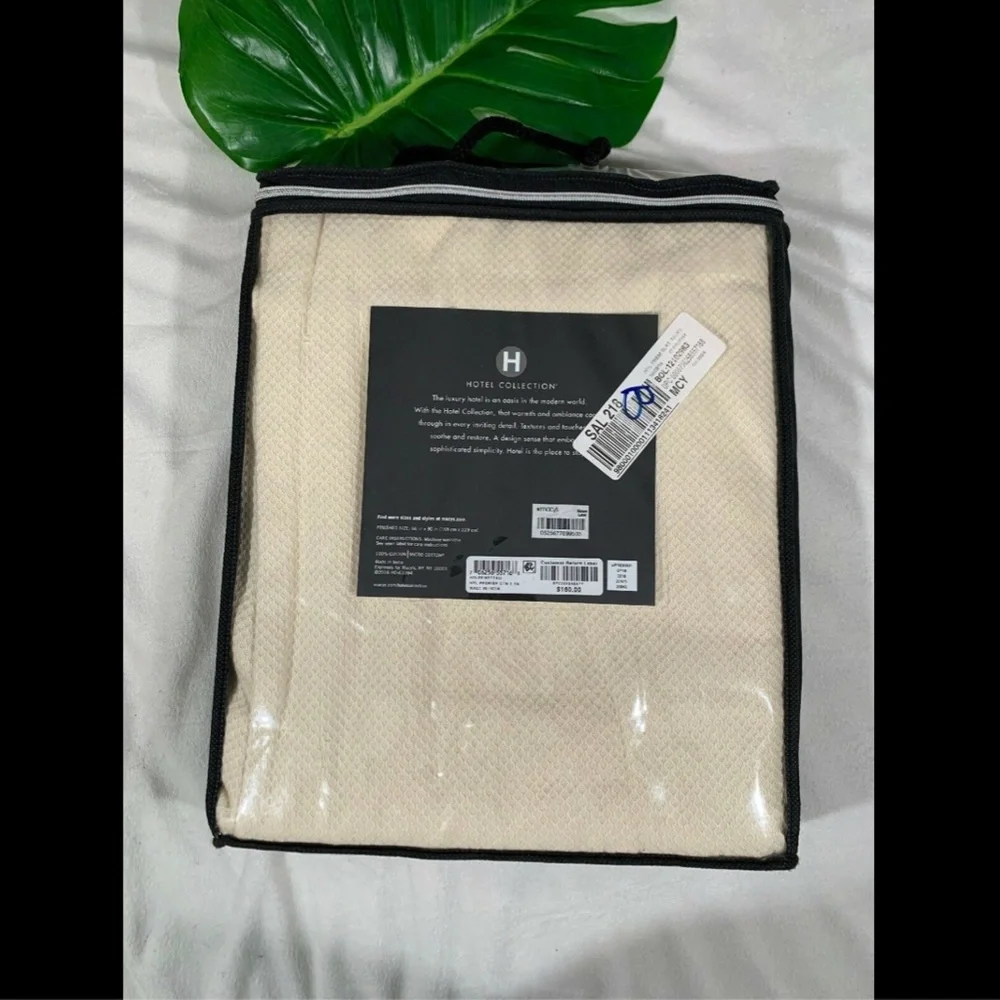 NIB $160 [ TWIN ] MicroCotton Blanket for Hotel Collection Premier in‎ Taupe